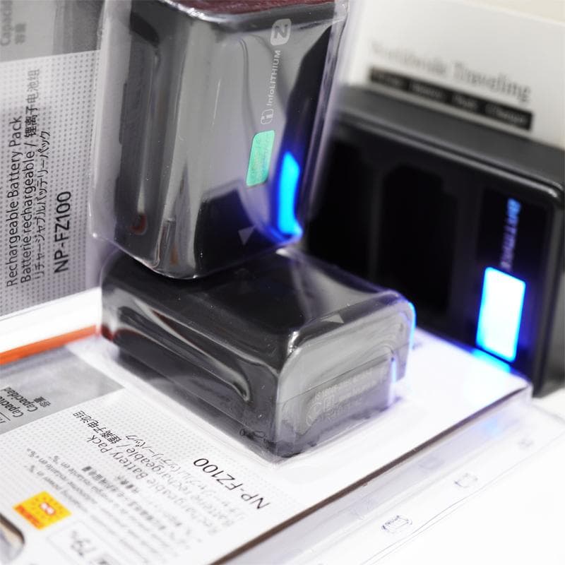 新品2個SONY NP-FZ100 純正バッテリー+LCD急速充電器チャージャー