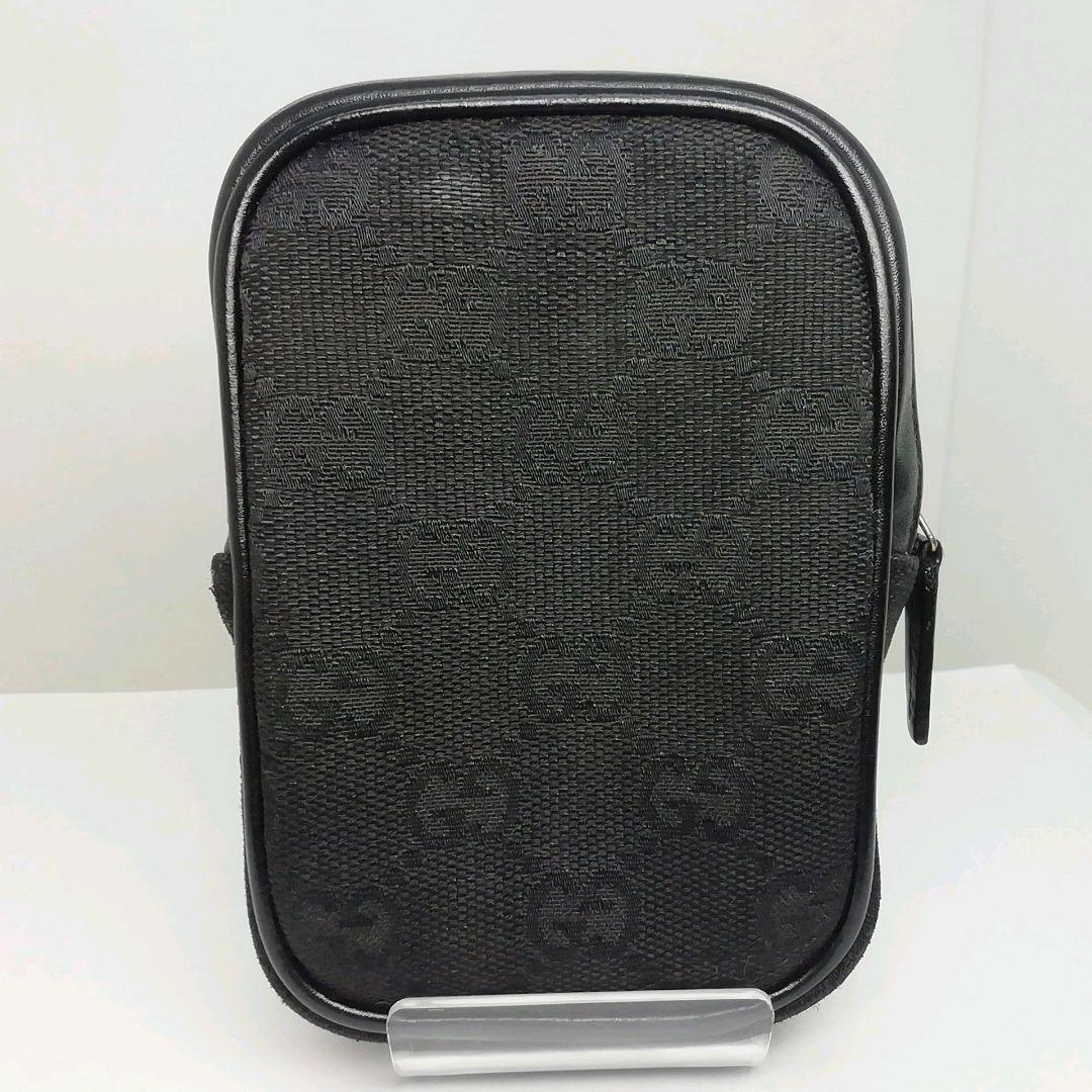 GUCCI　グッチ　GGキャンバス ブラック　シガレットケース　保存袋・付属品