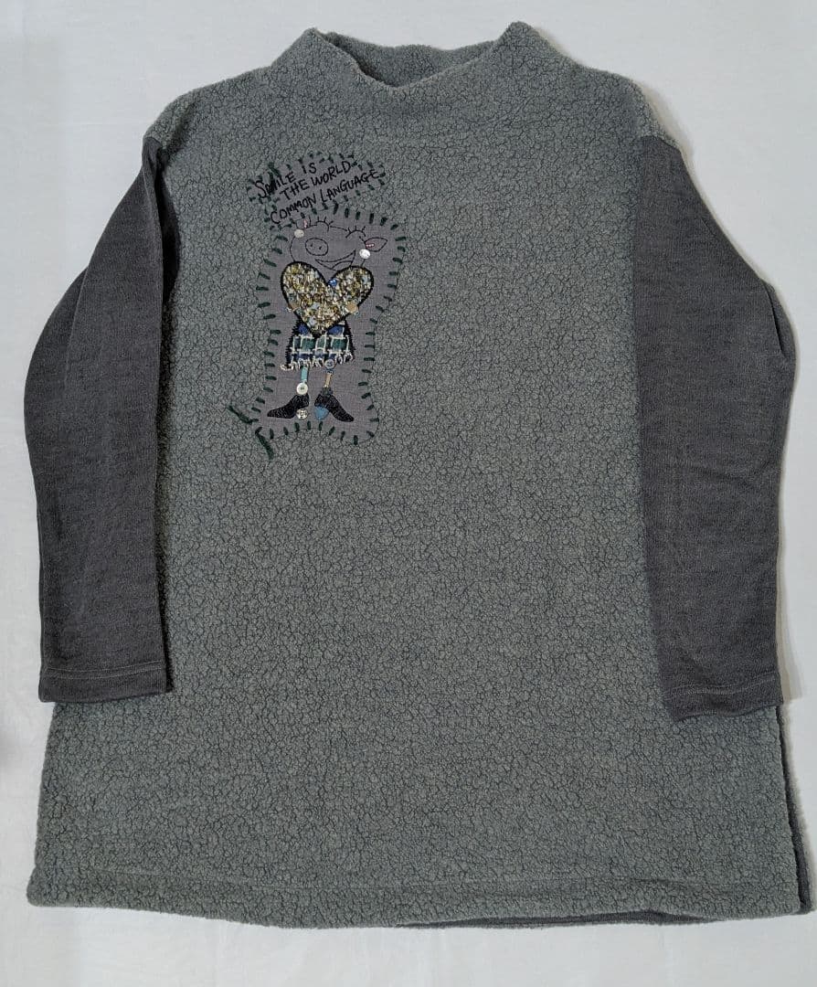 アルベロベロ オレボレブラ ボア チュニック ぶたさんFREE SIZE・Alberobello