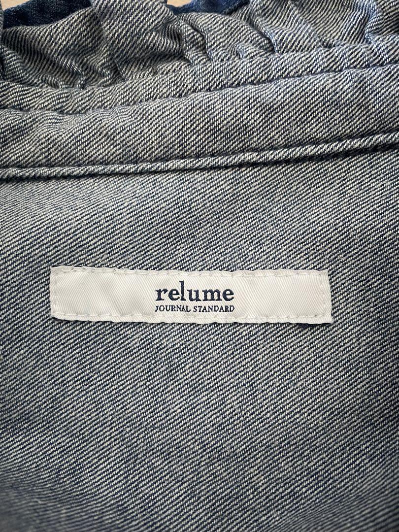 【美品】JOURNAL STANDARD relume デニムフリルブラウス
