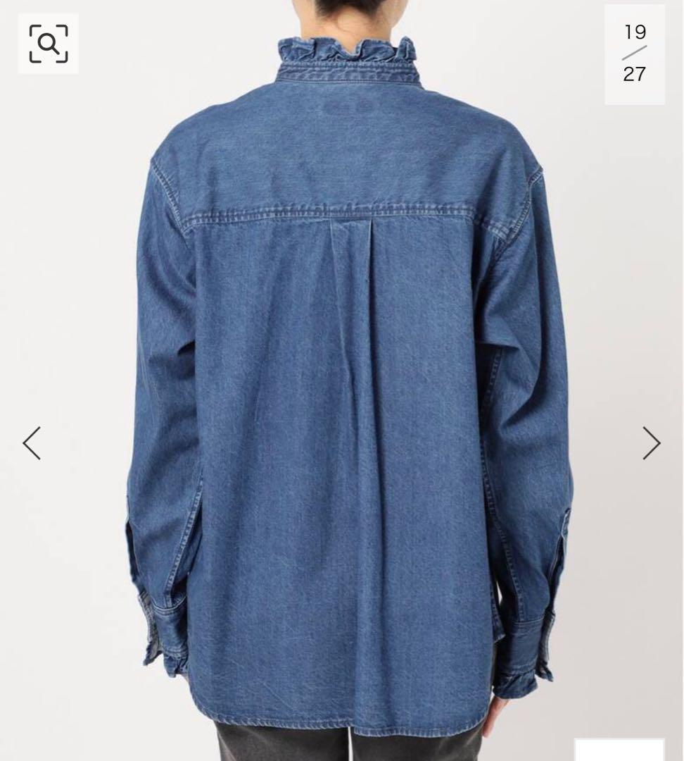 【美品】JOURNAL STANDARD relume デニムフリルブラウス