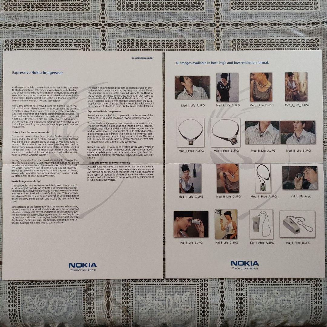 未使用 ノキア ウェアラブルアクセサリー『Nokia Medallion I』