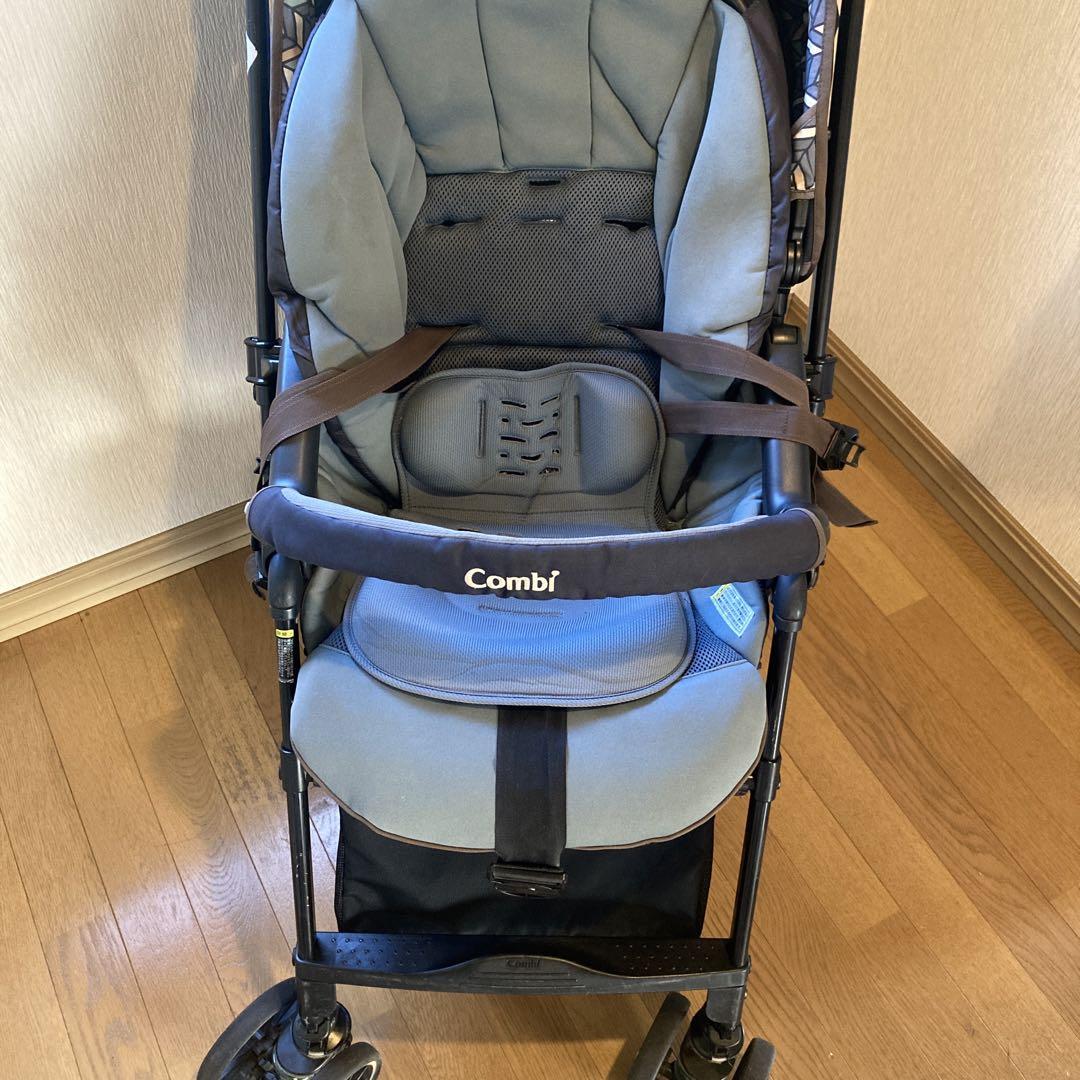 スゴカルα 4キャスcompact エッグショックHT ヘリンボンネイビー
