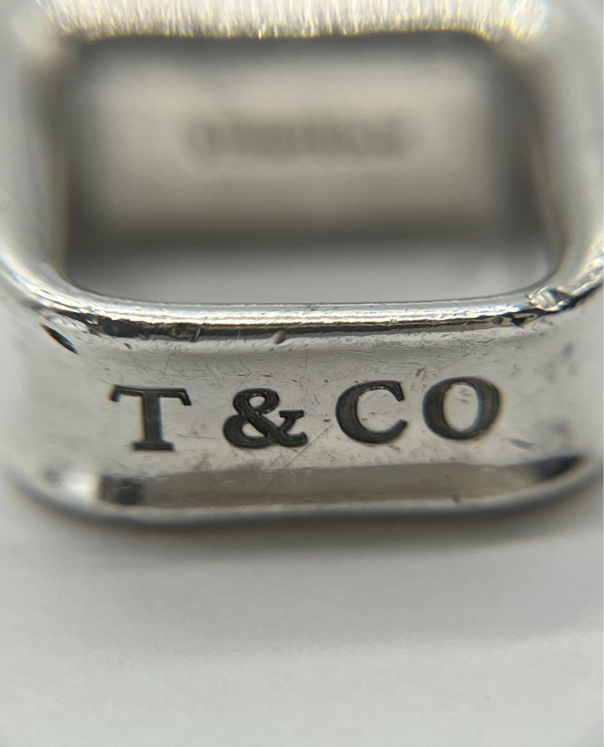 ティファニー  TIFFANY 1837 スクエアリング SV925 ティファニー スクエアリング 1837 sv925 - メルカリ
