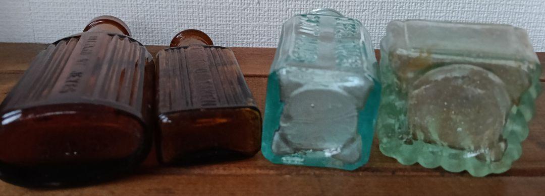 ヴィンテージイギリスインク瓶ミニアルコールランプほか6点セット
