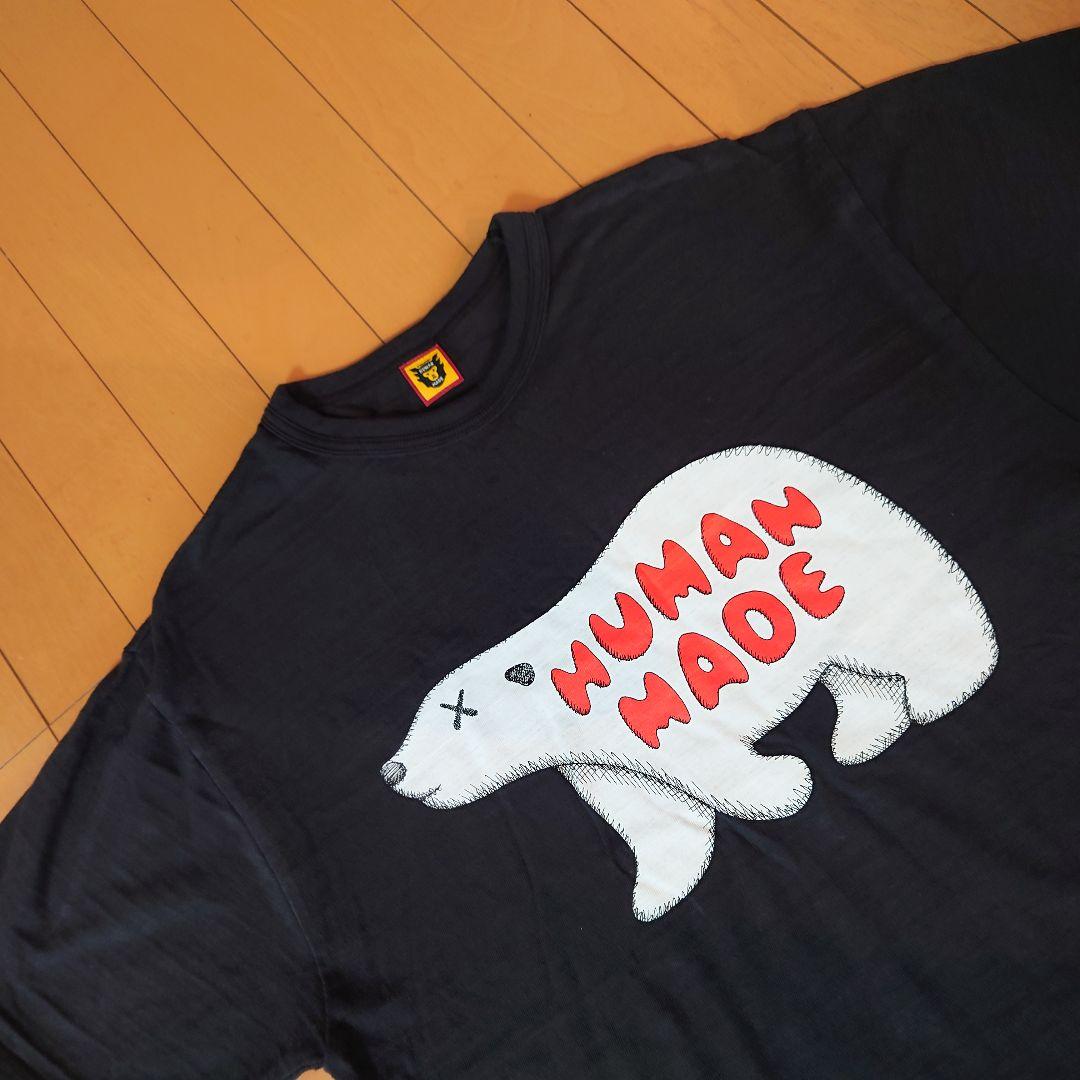 人気新品入荷 HUMAN MADE × KAWS polar bear Tee XL Tシャツ