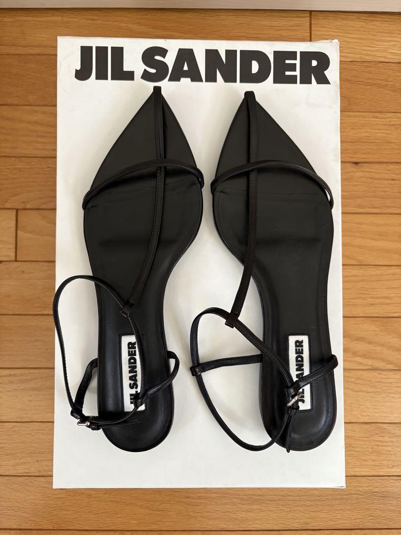 【日本未発売】JIL SANDER ブラックサンダル 日本未発売】JIL SANDER ブラックサンダル - メルカリ