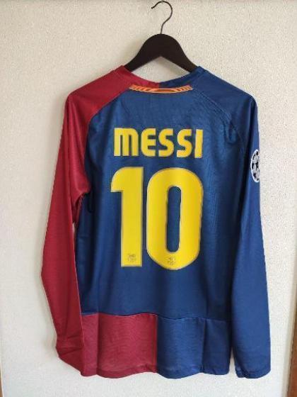 誕生日プレゼント 新品 2008長袖 メッシ バルセロナ ユニフォーム ホーム 10番 ウェア