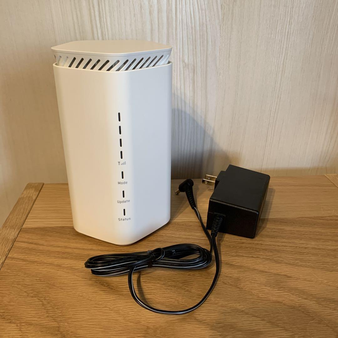 NTTドコモ SHARP home 5G HR01 ダークグレー - ルーター