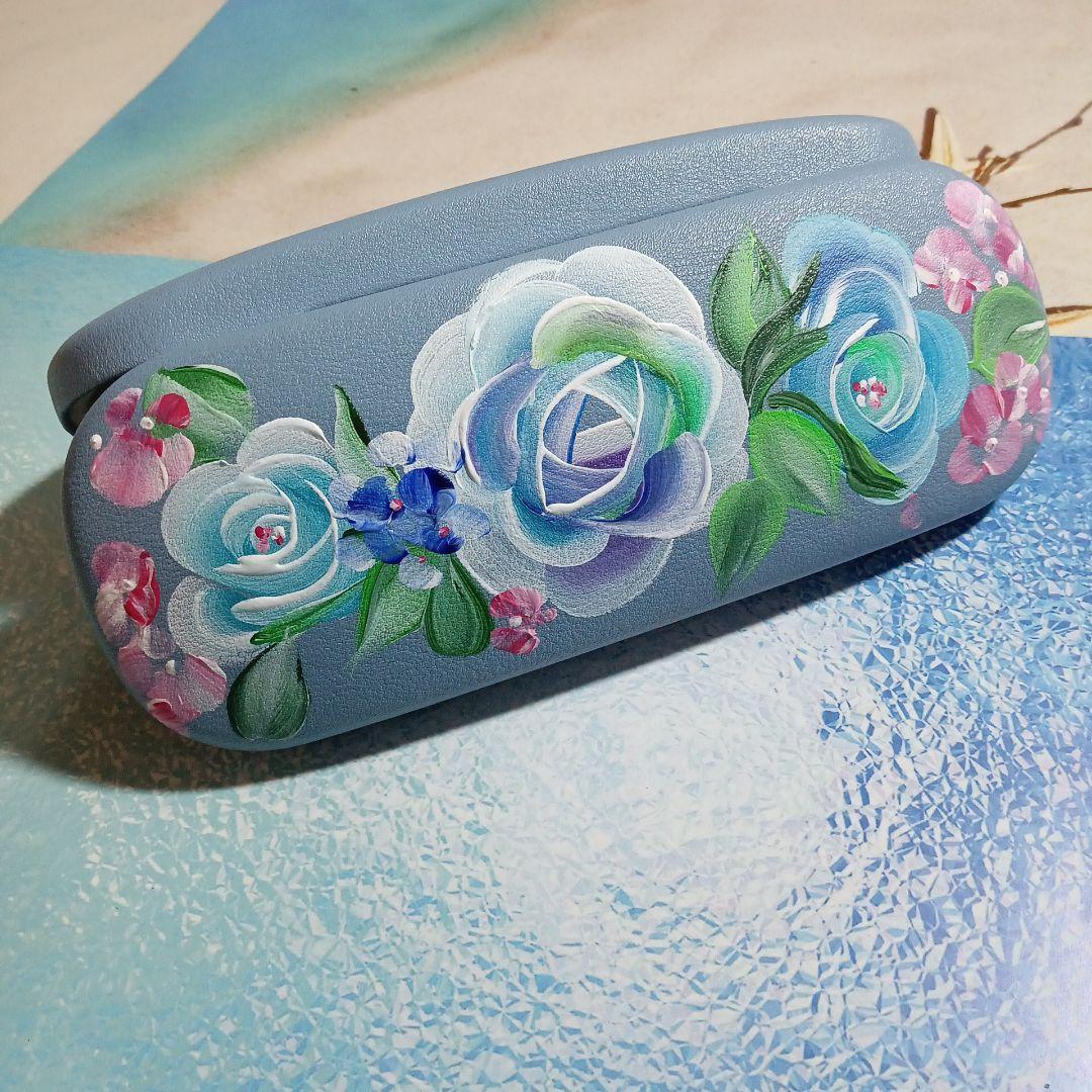 専用ページ スマホケースとメガネケース トールペイント作品