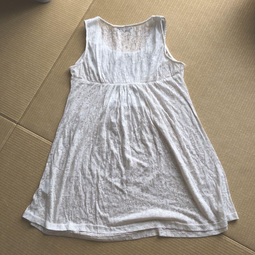 ARMANI EXCHANGE☆刺繍ノースリーブチュニック - メルカリ