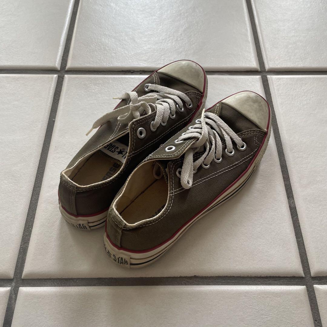 90s Converse All Star usa製オリーブグリーン スニーカー