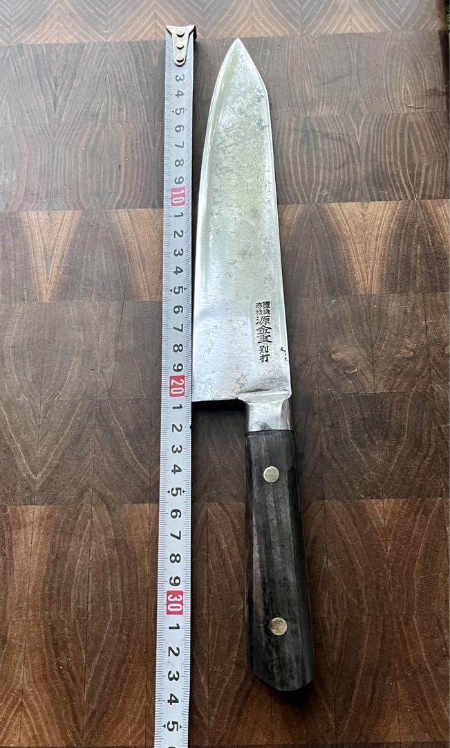 堺金重　別打　切付　洋出刃　210mm 7寸　包丁　全鋼　再生品　釣り