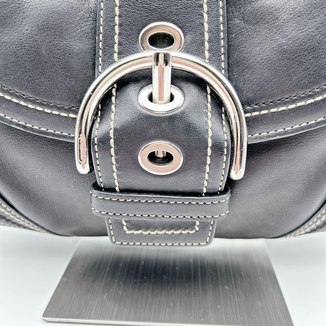 ✨美品✨ COACH コーチ アクセサリーポーチ 黒 ショルダー 10577 ✨美品✨ COACH コーチ アクセサリーポーチ 黒 ショルダー 10577