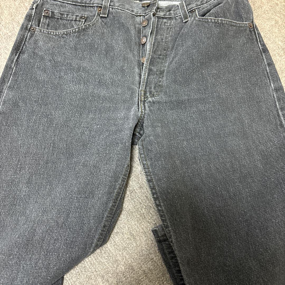 90s リーバイス 501先染めブラック　usa製　美品
