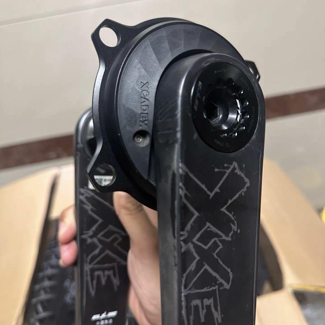 XXE カーボンクランク24mm 170 シマノxcadey パワーメーター付き