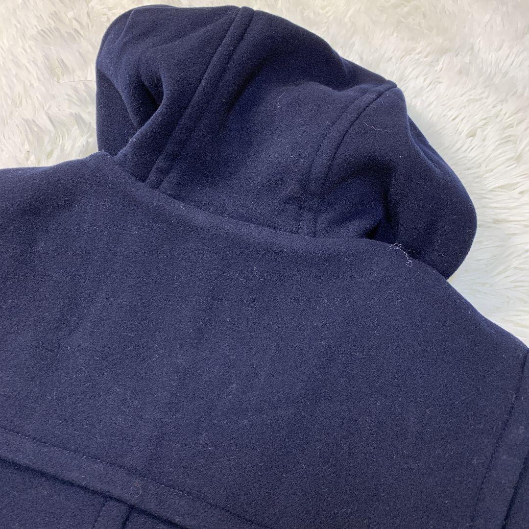 【良品】UNIQLO +J ダッフルコート　ネイビー　ウール100% Mサイズ