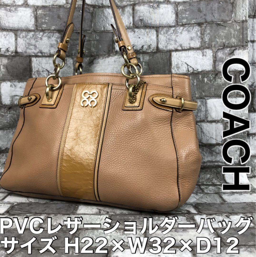 COACH コーチ ショルダーバッグ PVC レザー J1082-16464 - メルカリ