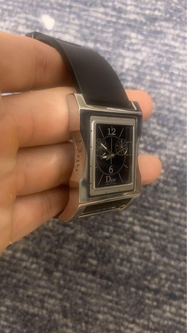 稼働品 DIOR クリスチャンディオール　クロノグラフ 腕時計