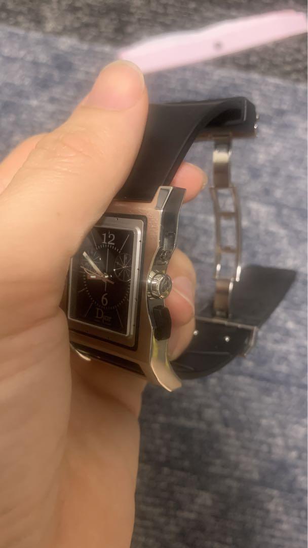 稼働品 DIOR クリスチャンディオール　クロノグラフ 腕時計