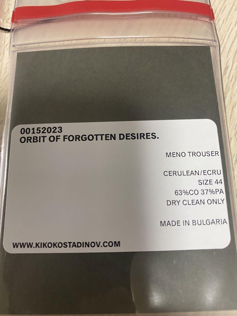 kikokostadinov MENO TROUSER CERULEAN