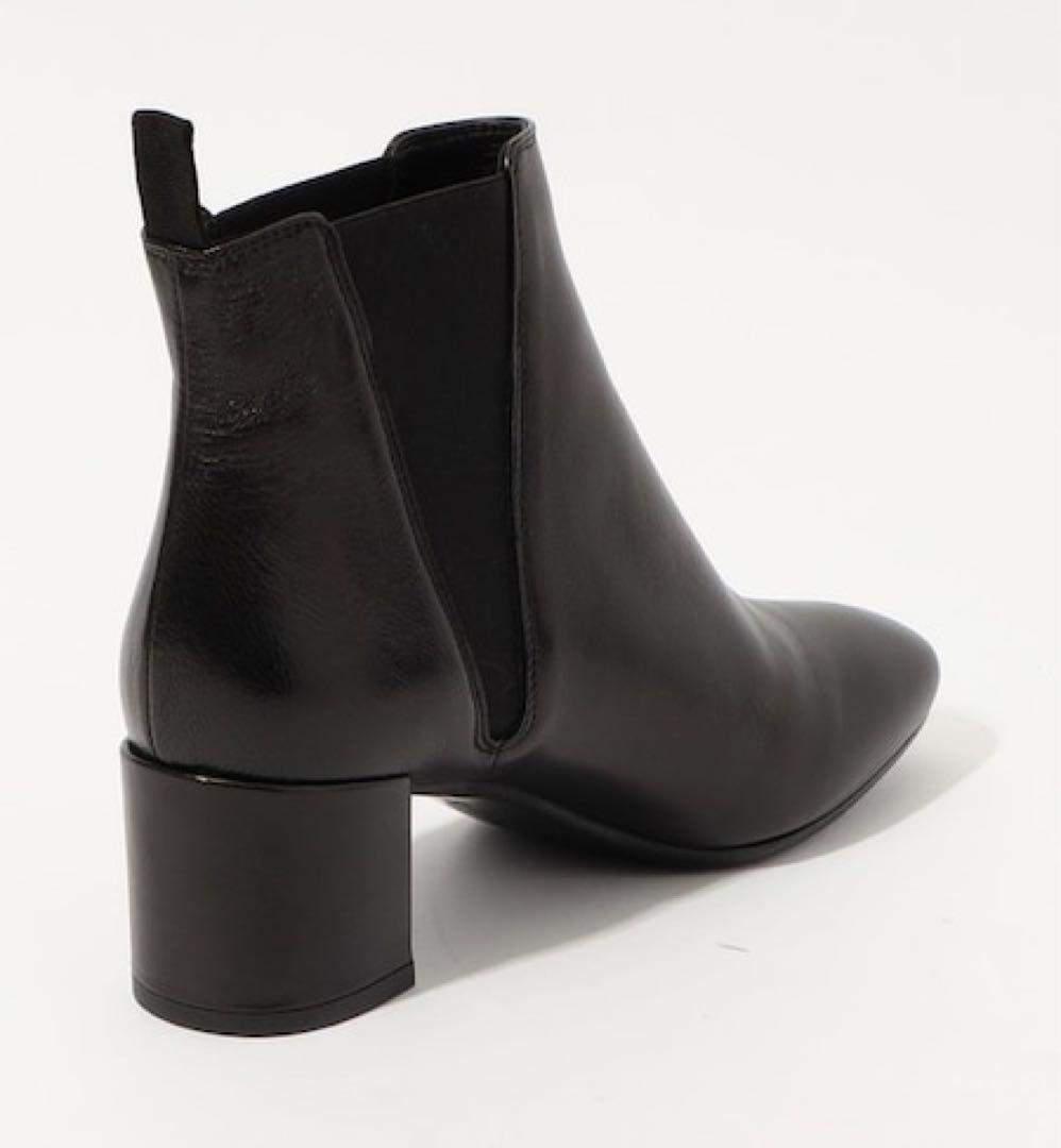 【新品箱有】FABIO RUSCONI サイドゴアブーツ 黒 37 ¥49500