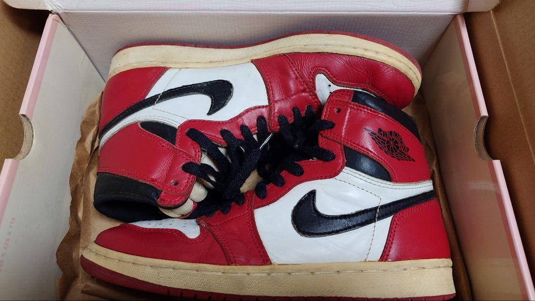 1994 Nike Air Jordan 1 赤/白/ 中古