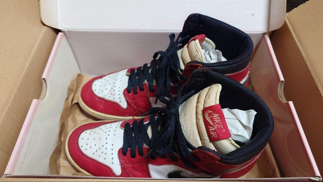 1994 Nike Air Jordan 1 赤/白/ 中古