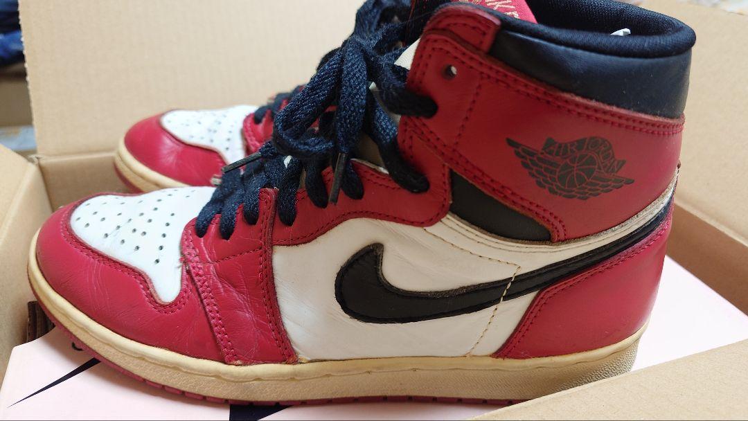 1994 Nike Air Jordan 1 赤/白/ 中古