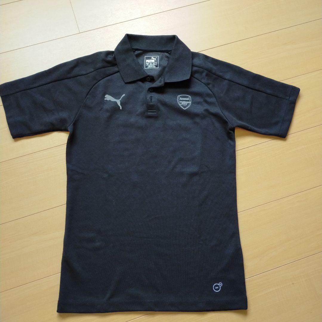 Puma Arsenal 黒ポロシャツ - メルカリ