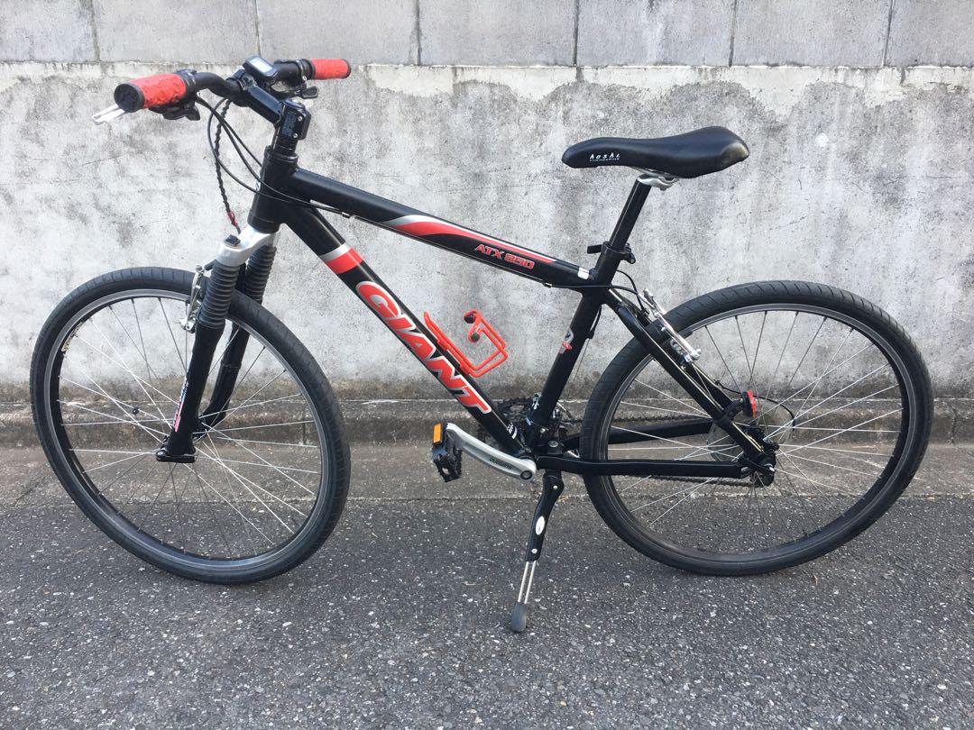 GIANT マウンテンバイク かなり美品 GIANT MTB サス付 ギヤ ブラック 黒 ATX850 - メルカリ