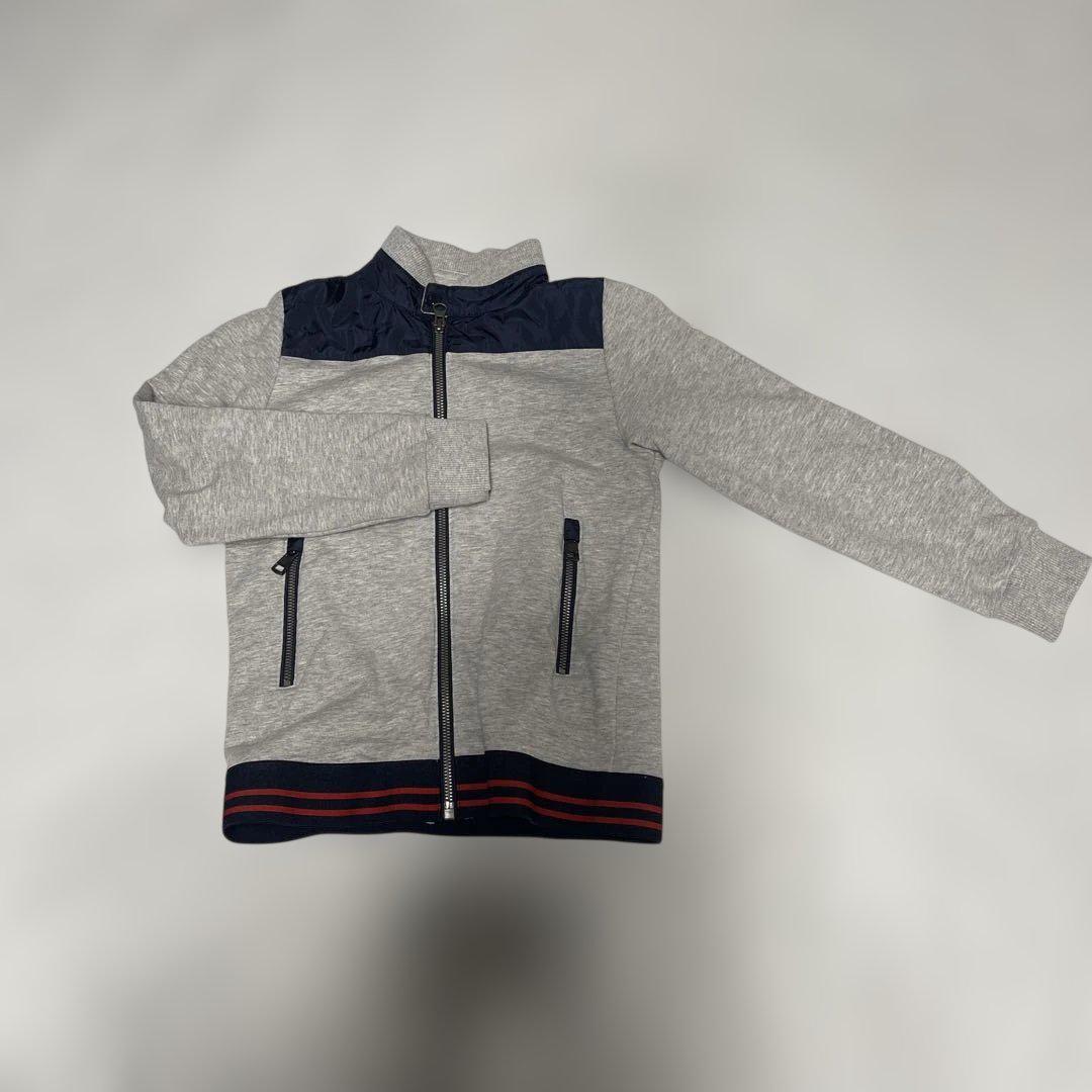 オンラインショップ Moncler ジャケット グレー ネイビー - メルカリ ジャケット・ブルゾン