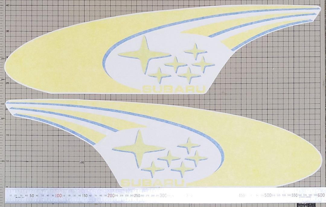 サイド用六連星ステッカー 小 60cm 左右1セット