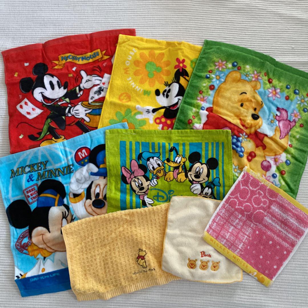 ディズニー ハンドタオル6枚 タオルハンカチ2枚 セット メルカリ