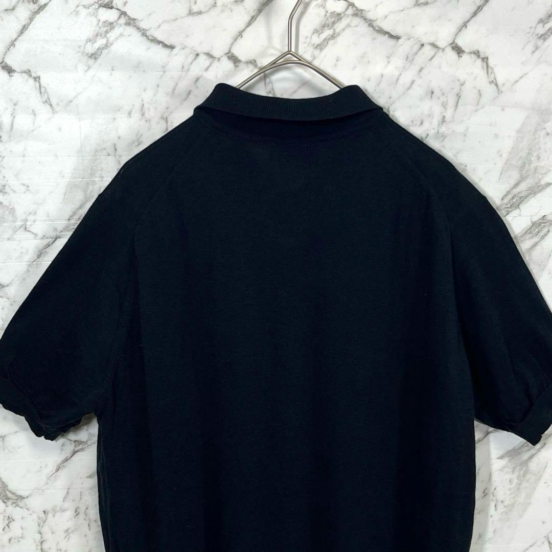 【美品】ジョンスメドレー・ニット・ポロシャツ・サマーウール・現行・近年モデル