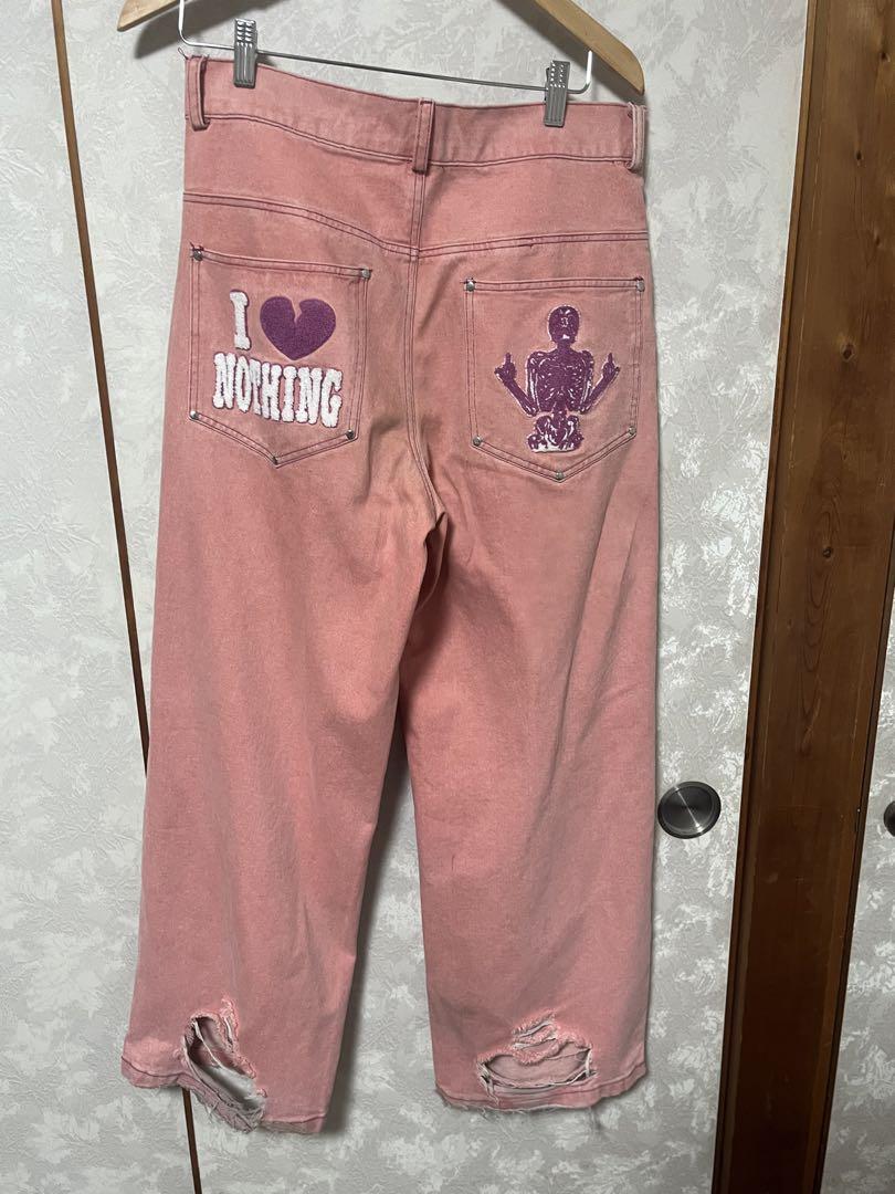HEAVEN CAN WAIT デニムパンツ 完売 再販無REALくんまくら着用