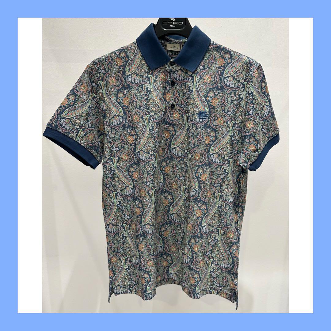【新品】ETRO エトロ ポロシャツ ペイズリー