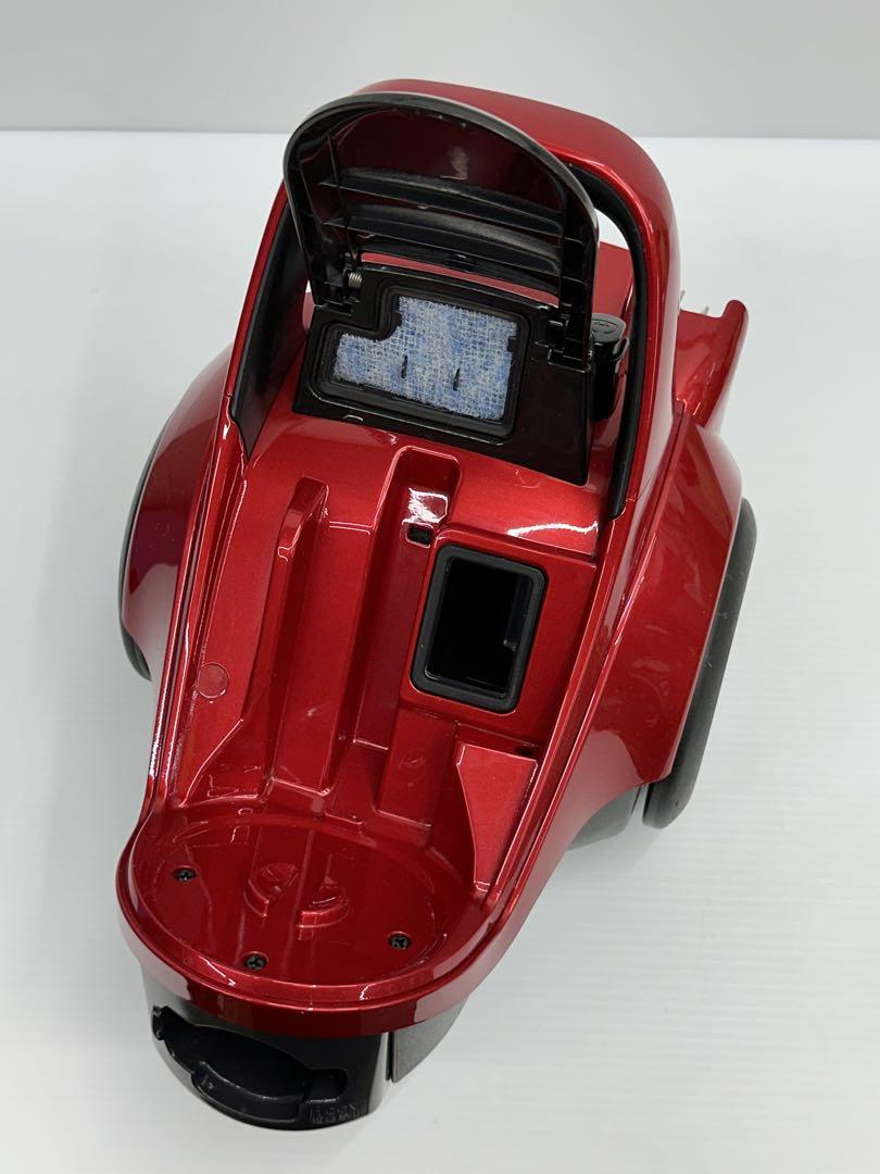 赤 中古 動作保証品 2022年製 日立掃除機 本体 CV-Y350