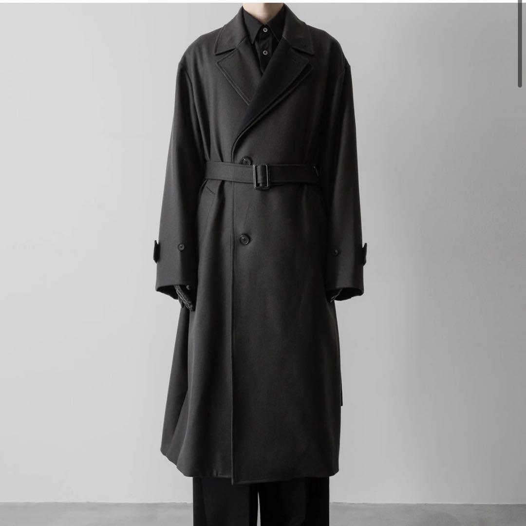 ジャケット・アウター stein 24AW Lapeled Double Breasted Coat