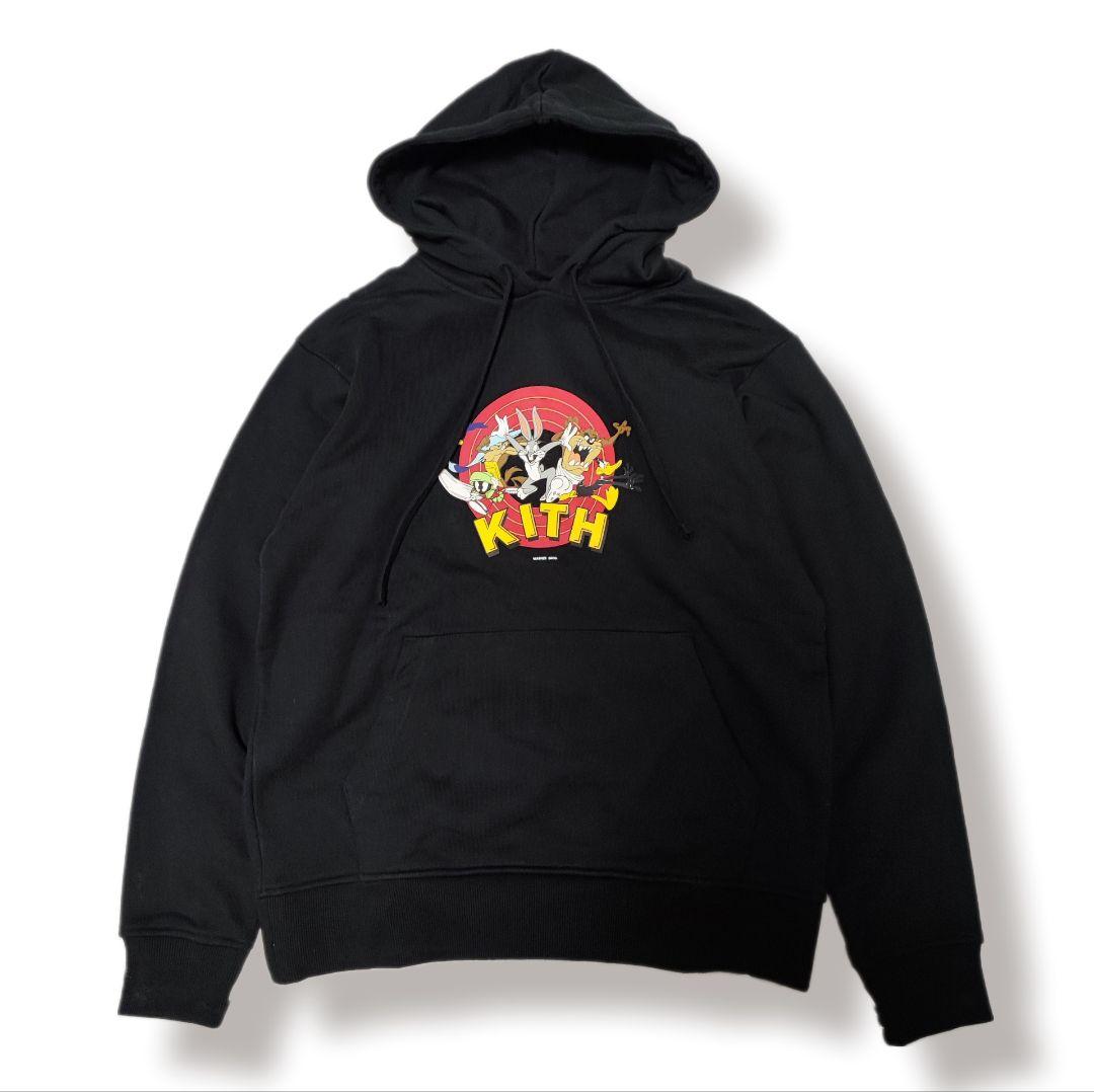 Kith Looney tunes hoodie ブラック　S