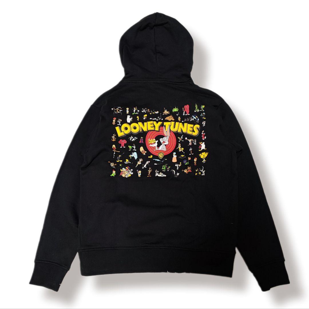 Kith Looney tunes hoodie ブラック　S