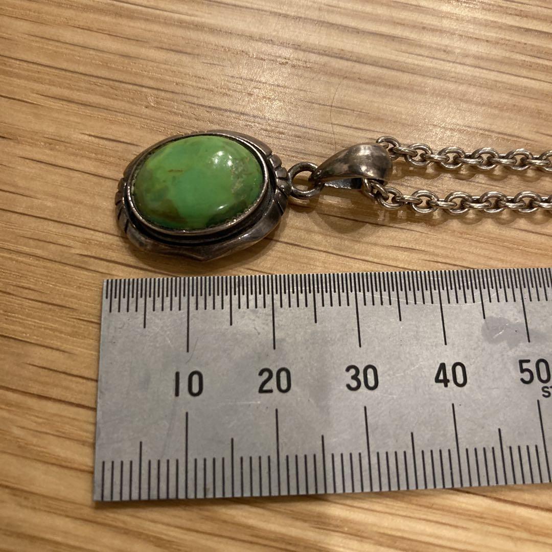 シルバー925 インディアンジュエリー ネックレス　ターコイズ