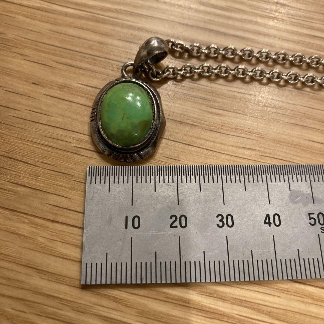 シルバー925 インディアンジュエリー ネックレス　ターコイズ