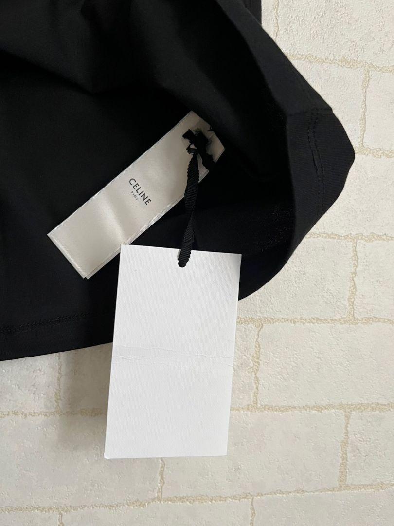 CELINE ブラック Tシャツ
