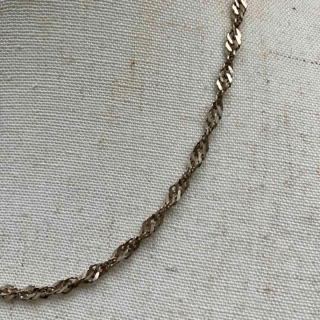 SILVER925 TWIST CHAIN NECKLACE/シルバーネックレス