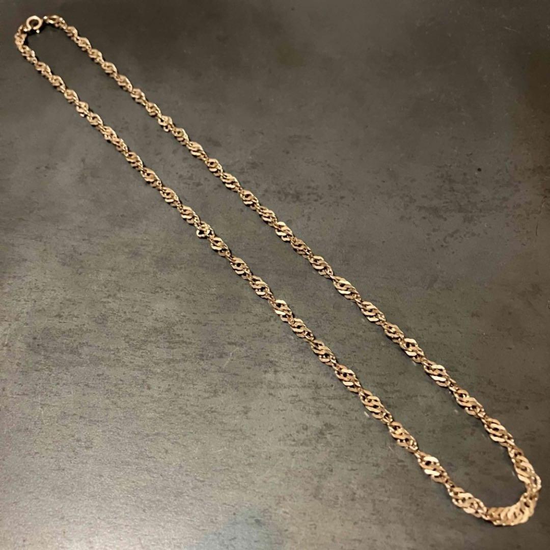 SILVER925 TWIST CHAIN NECKLACE/シルバーネックレス