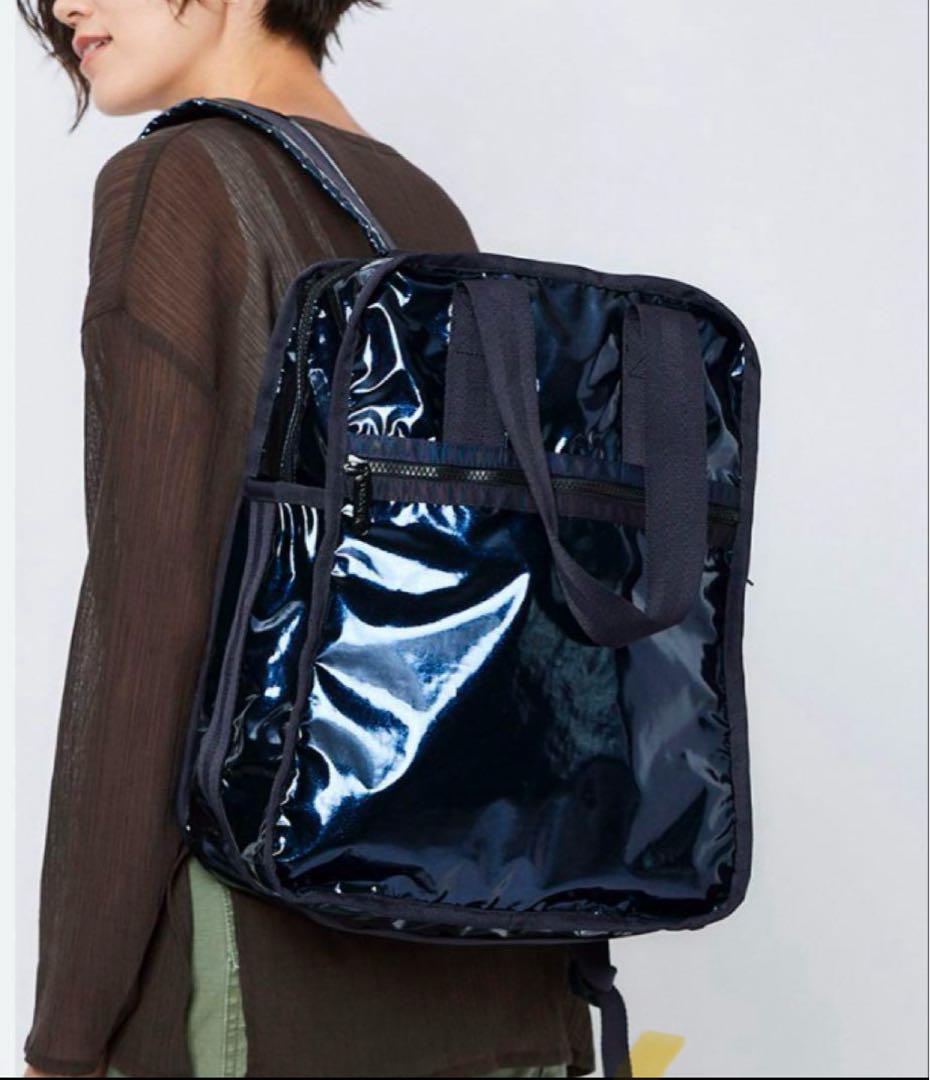 美品URBAN EDITORS BACKPACKＨＴひとりっぷ　紺色　ネイビー