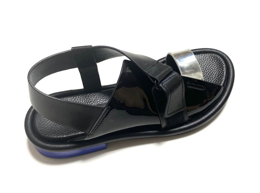 UNITED NUDE サンダル 37 美品 黒 フラット 厚底 ソール