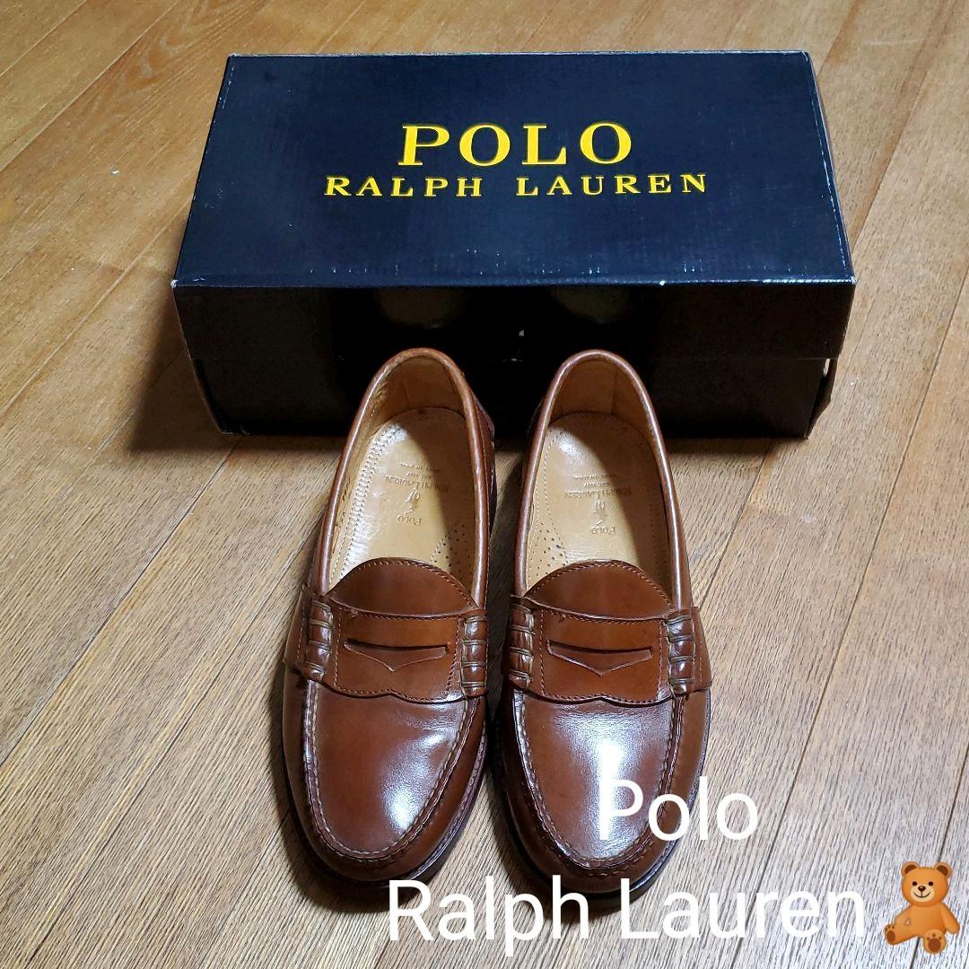 PoloRalph Lauren本革ローファー 茶 ブラウン PoloRalph Lauren本革ローファー 茶 ブラウン