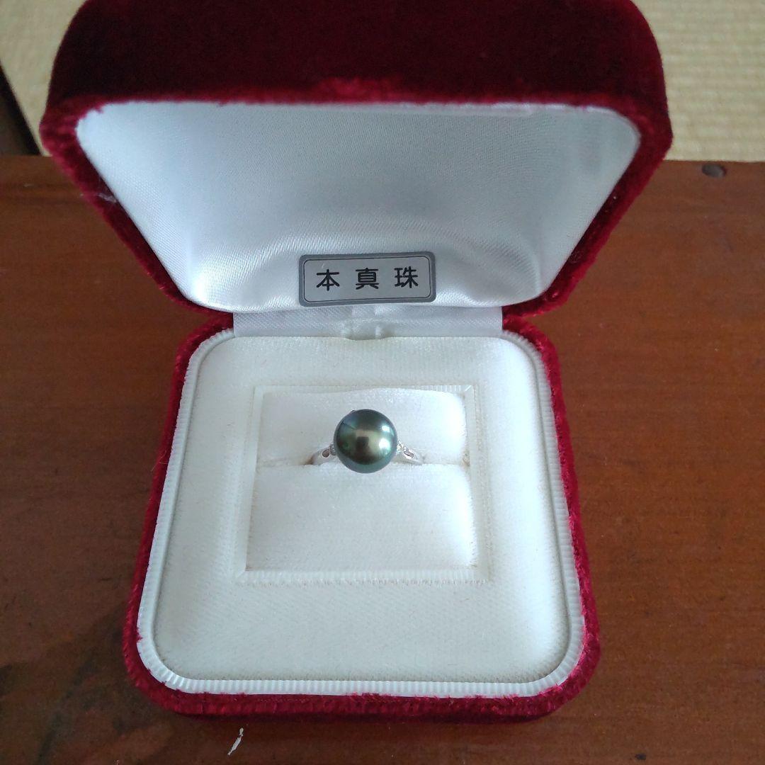 ぴ*の様 本真珠　指輪　Pt900 刻印あり